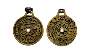 cesarski amulet po obu stronach